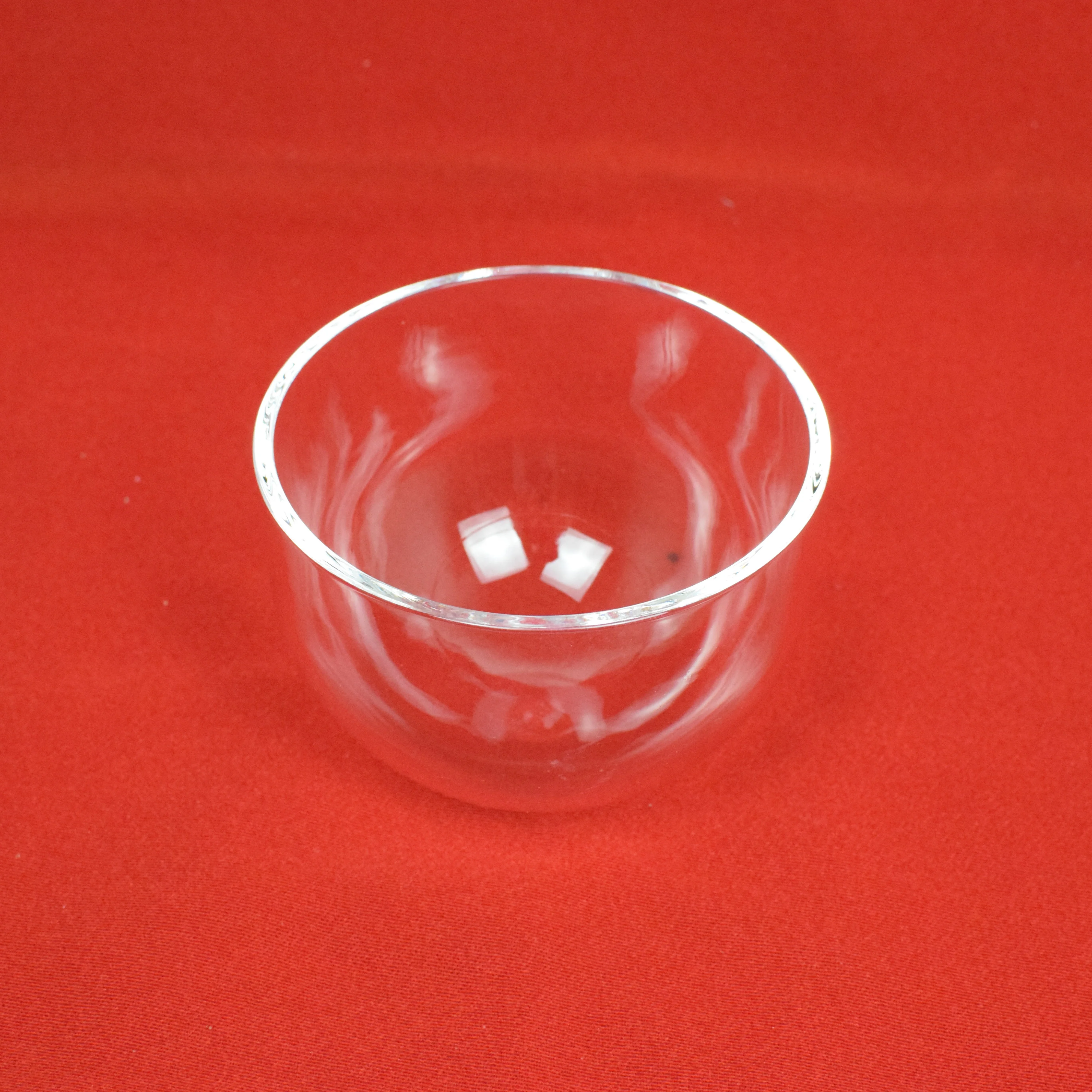 hot sale high purity quartz glass crucible for melting