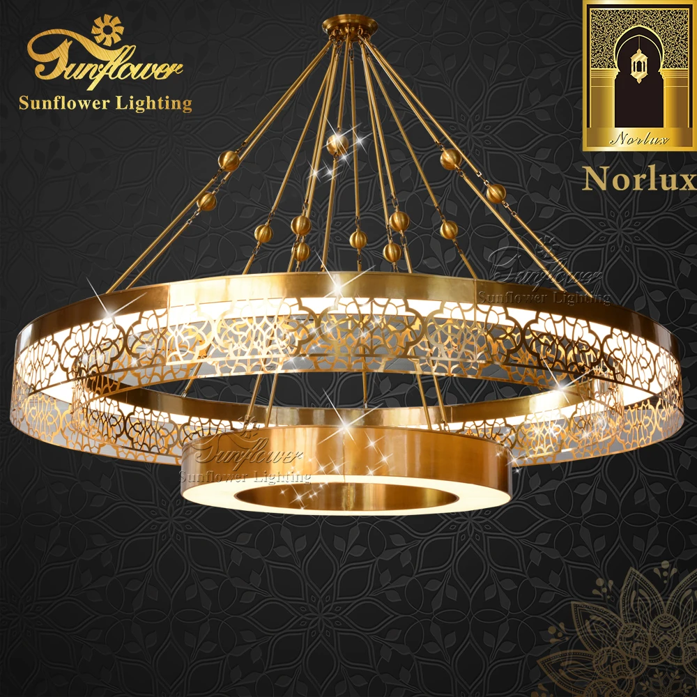 Mosque lighting big chandelier for church decoration mosque lamp chandelier large pendant lamp project light