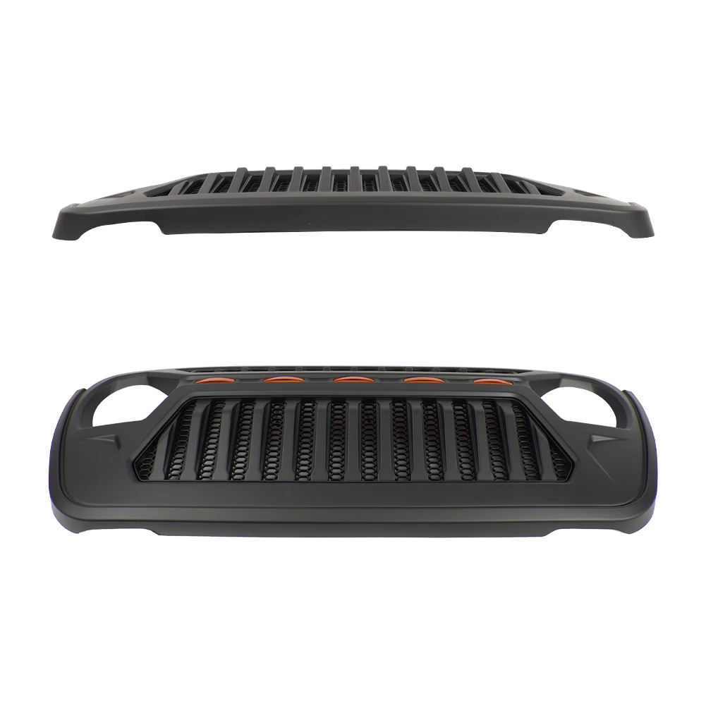 Front Grille with 5 LED Lights for Jeep Wrangler JL manufacture