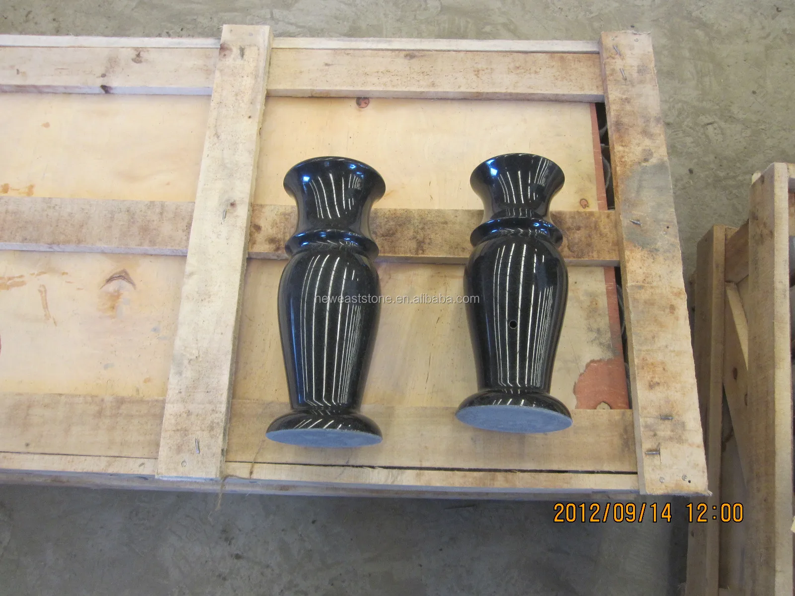 China Absolute Black Granite Grave Vases Bulk Wholesale Buy Granite
