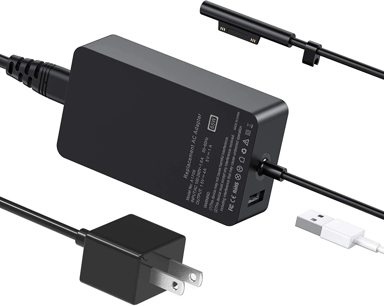 44w Surface Charger Compatible For Microsoft Surface Pro Charger With ...