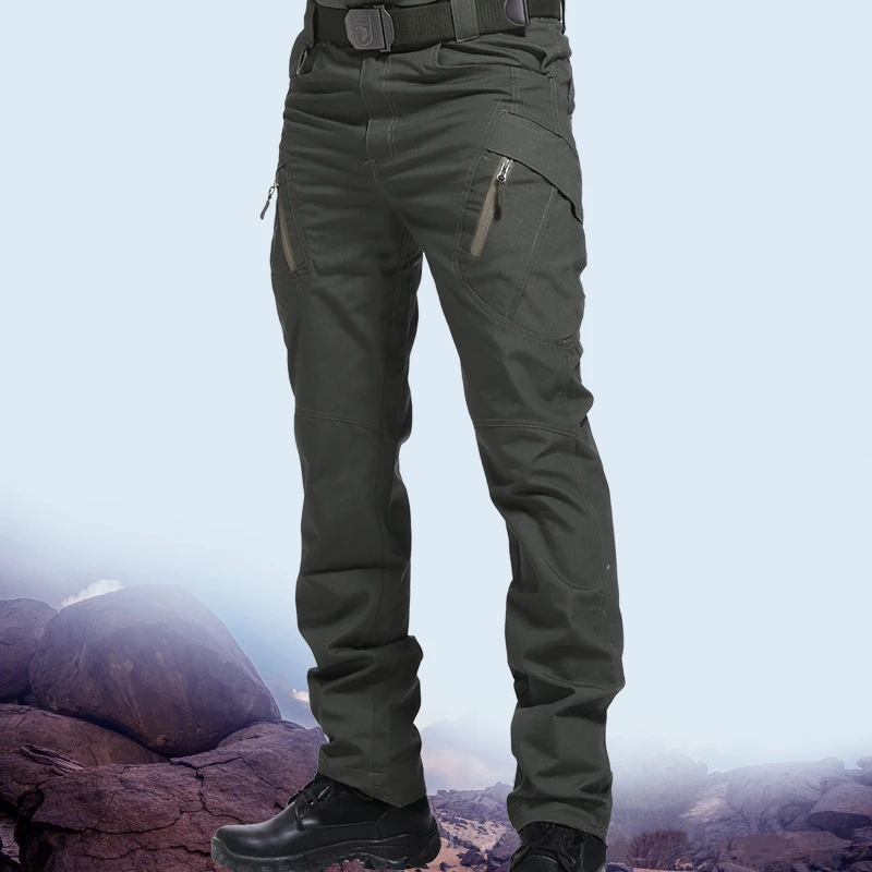 Military Tactical Pants Men Swat Combat Army Trousers Men Many Pockets ...