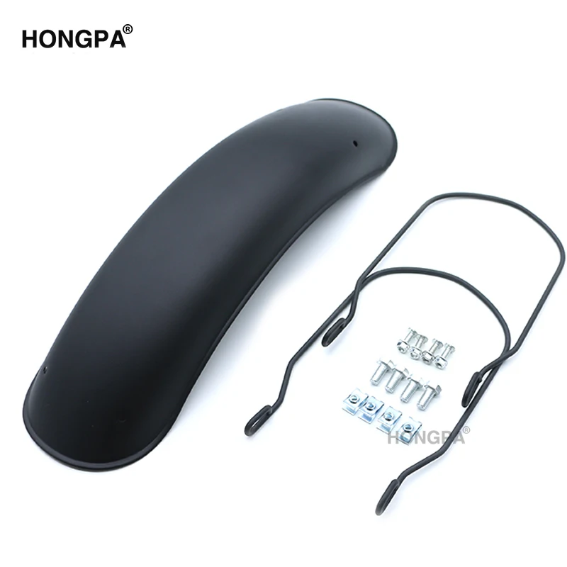 Vintage Universal Black Motorcycle Front Fender Mudguard Fenders For Motorbike Cafe Racer