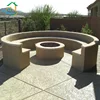 Cast stone patio furniture