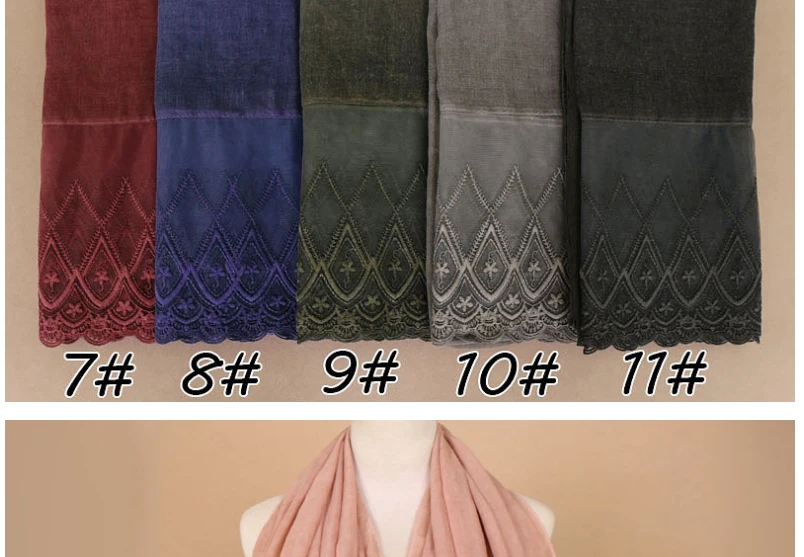 Women Scarf Lotus Printing Long Soft Shawl Scarves Wrap Ladies Neckerchief H, Multicolor 