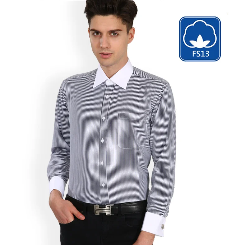 Oem Alimens & Gentle French Cuff Shirts Regular Fit Dress Shirts With