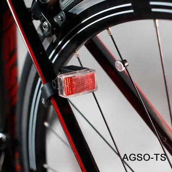 wheel powered bike light