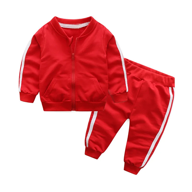 Customize Baby Boys' Clothing Sets Jogging Set Solid Autumn Winter ...