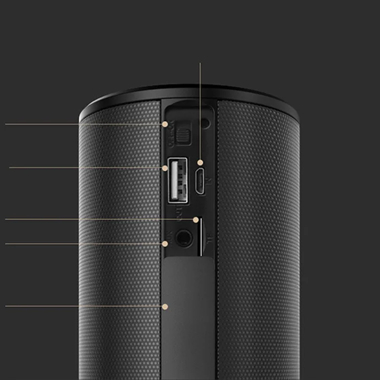 ZEALOT S8 Portable Wireless Bluetooth Speaker with Silicon Sling Cover - ANKUX.COM