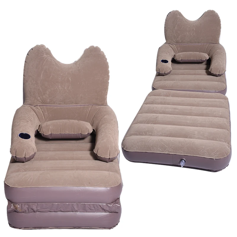 bed chair pillow with cup holder