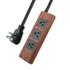 Power Strip Surge Protector Flat Plug Long Extension Cord with USB Ports