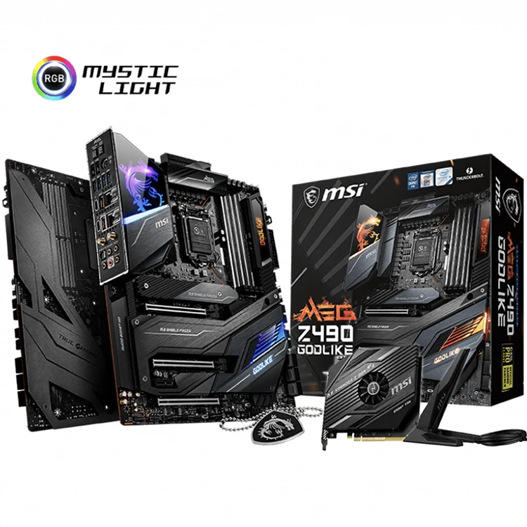 MSI MEG Z490 GODLIKE Gaming Motherboard with Intel Z490 Chipset 