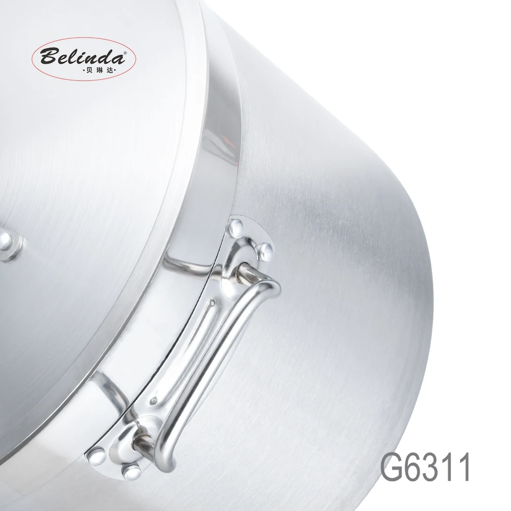 Induction Bottom Durable Restaurant Kitchen Stainless Steel Big Pots For Cooking G6311 (7)