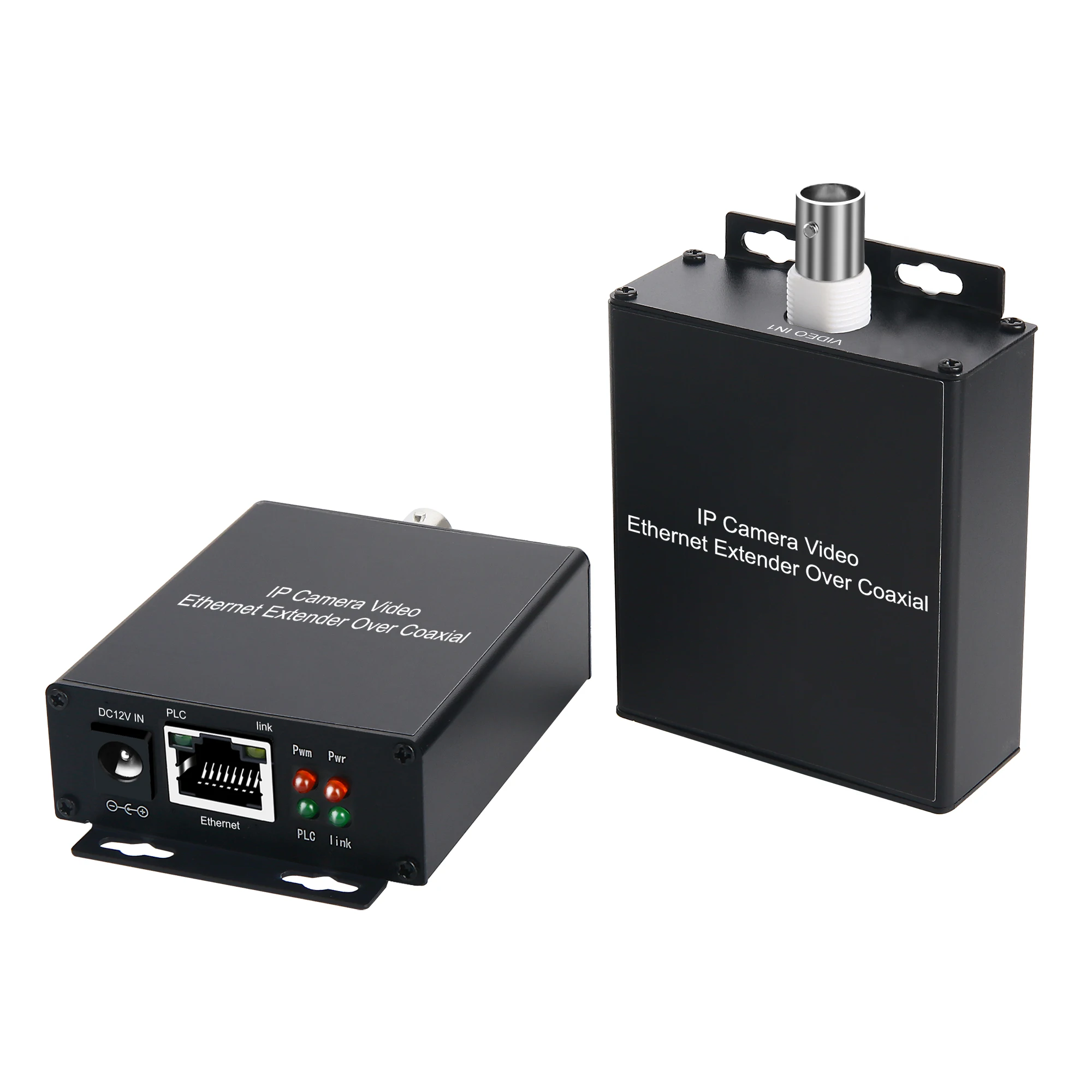 Cctv Ip Camera Video Extender Over Coaxial Transmission