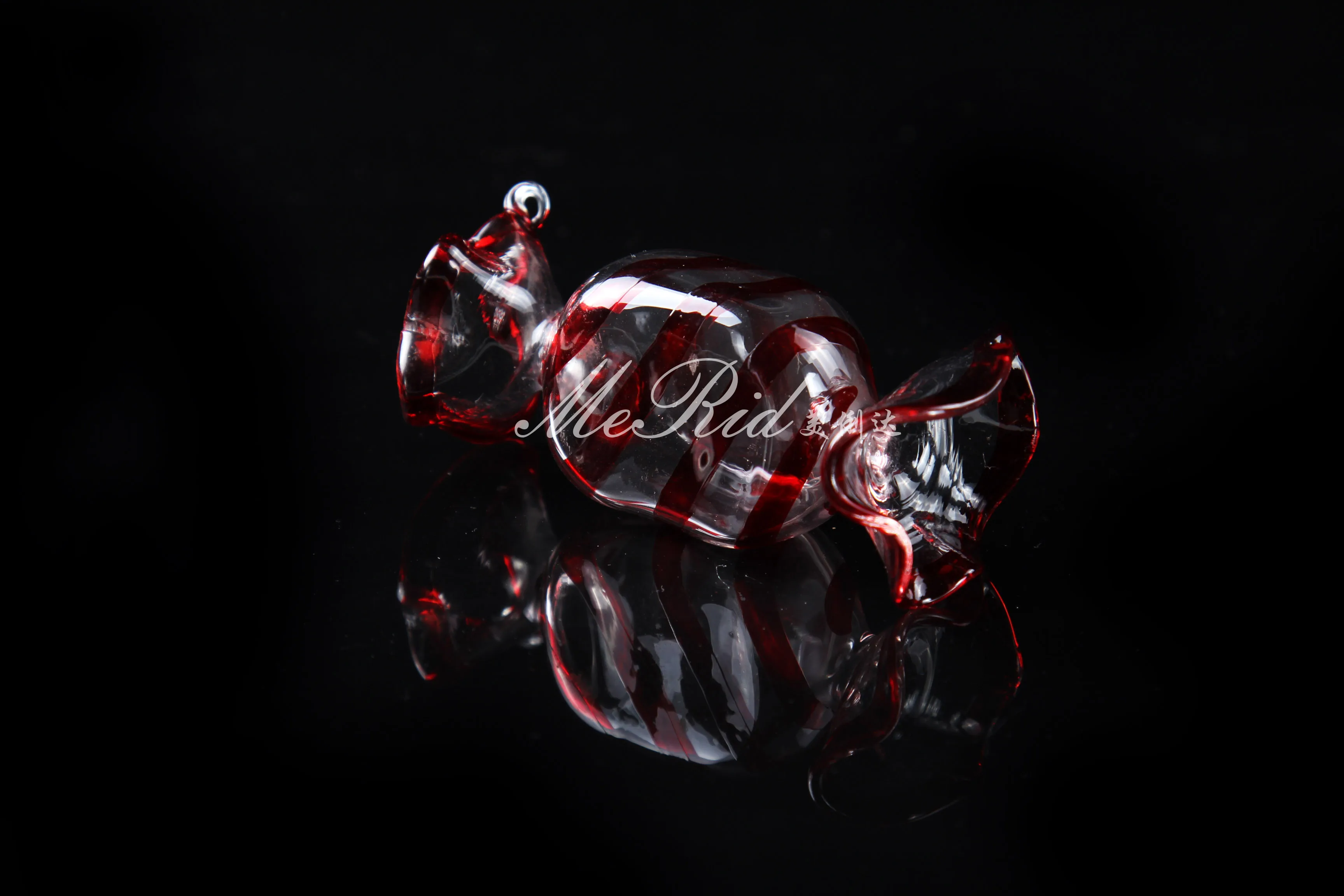 糖果圣诞饰品婚礼节日装饰品手工玻璃手工制作节日装饰画吹制