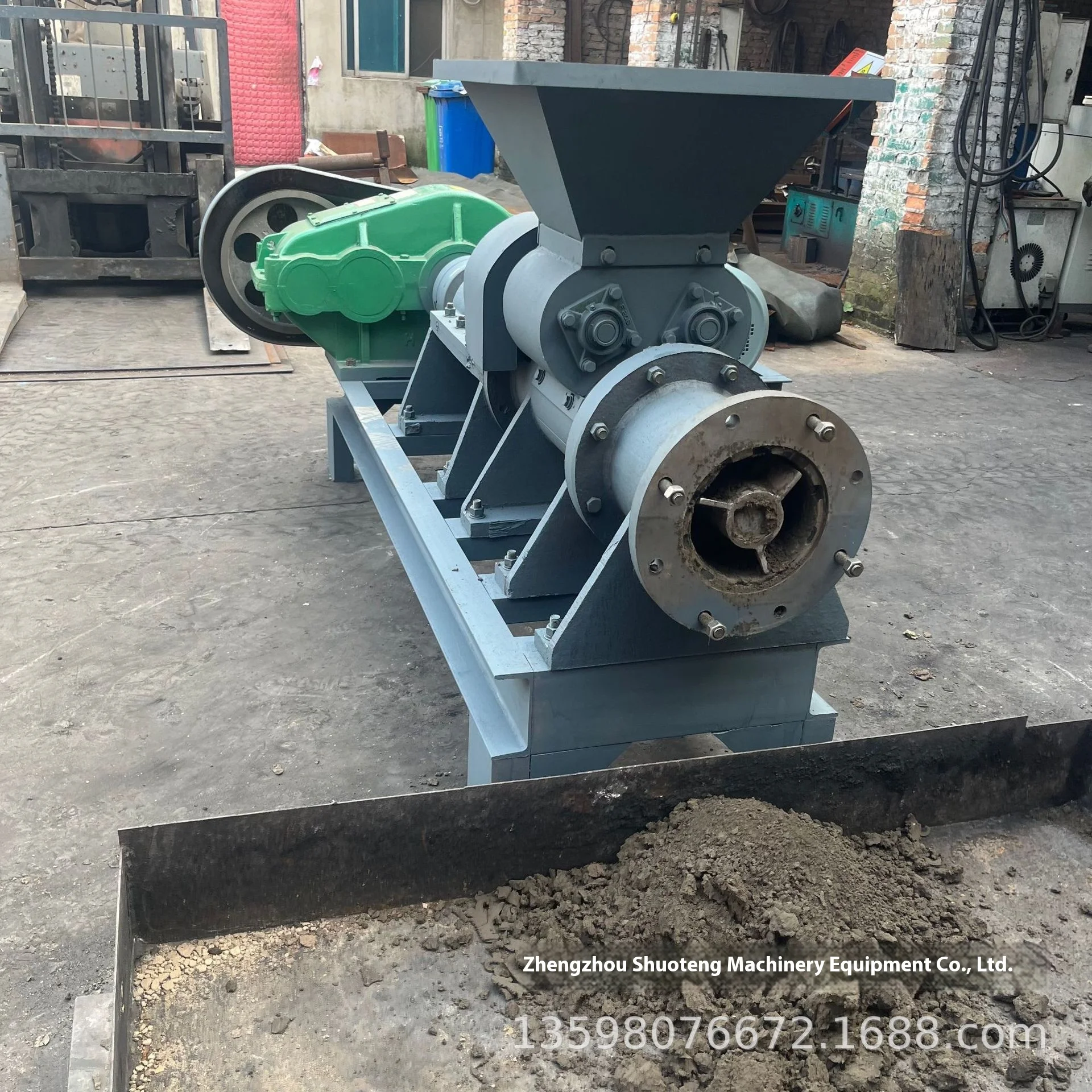 Nova Máquina De Barra De Pó De Carvão Vegetal Shell De Coco Carvão De Aço Azul Formando Fazenda Biomassa Briquete De Pó De Carvão Máquina De Escória