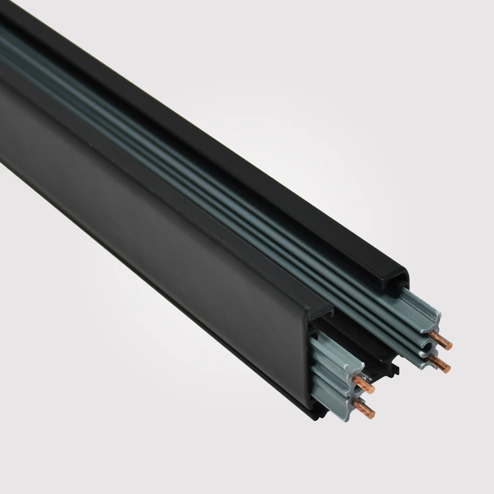 Large suplie factories have cost-effective 3 phase 4 wires phase Kitchen restaurant clothing store led  rail light track