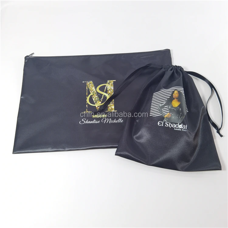 Custom Silk Dust Bag Large Black Satin Dust Bags For Handbags Luxury Dust Collector Filter Bag