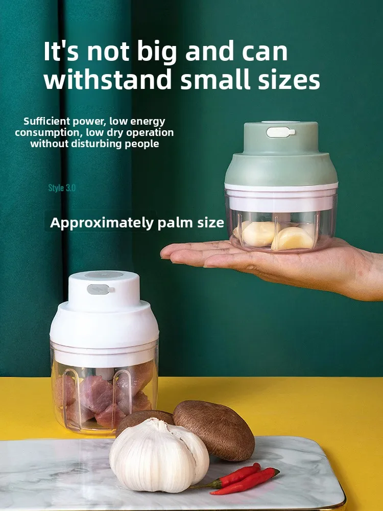 Wholesale Electric USB Rechargeable Durable Mini Food Processor Vegetable Garlic Chopper for Kitchen