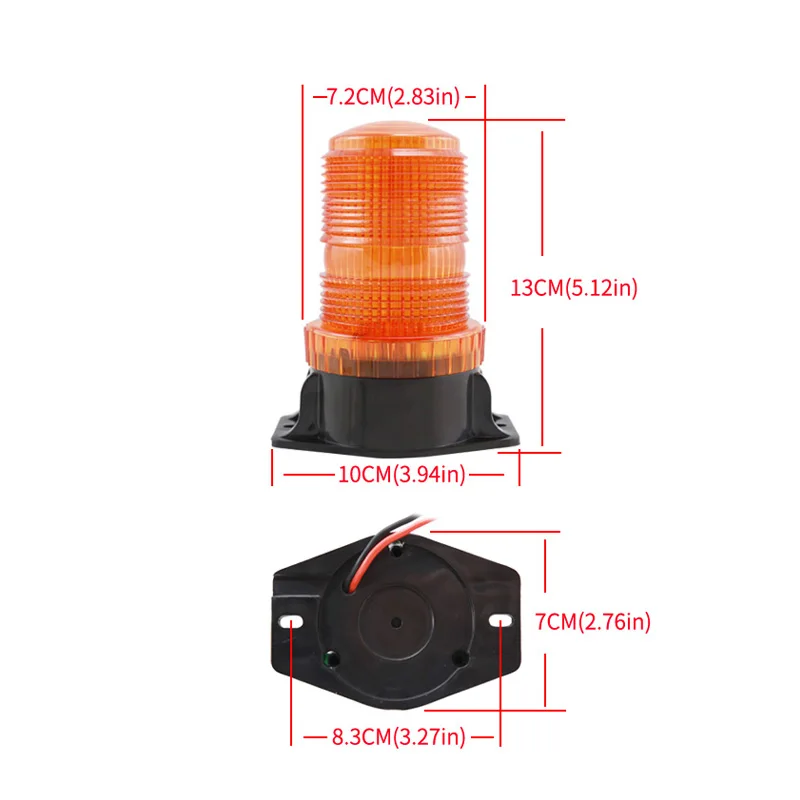 product dc10 100v white emergency rotating strobe alarm led flash beacon safety light for forklift trucks-15