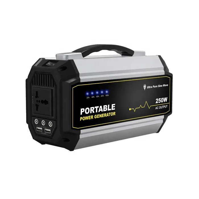 
Max power 300W portable camping solar power inverter generator supply power station for electric appliance 