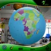 Super Quality PVC 0.18mm earth balloon,inflatable led planet with custom logo printing