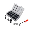 240pcs Car Bumper Push Retainer Clips Rivets