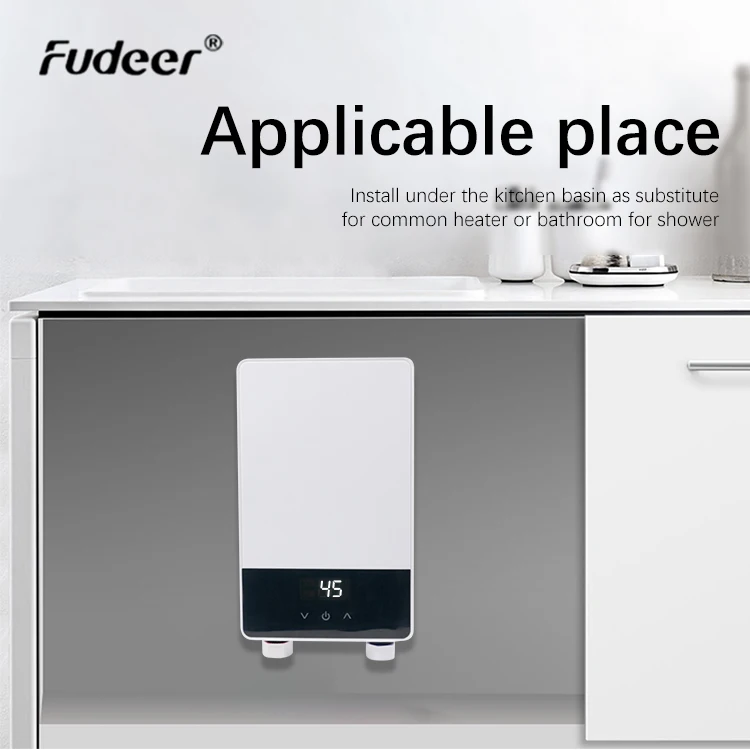 Mini Geysers Electric Water Heater Tankless Electric Water Heater For