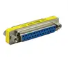 High Quality DB25 Male to Male Mini Gender Changer Parallel Printer adapter