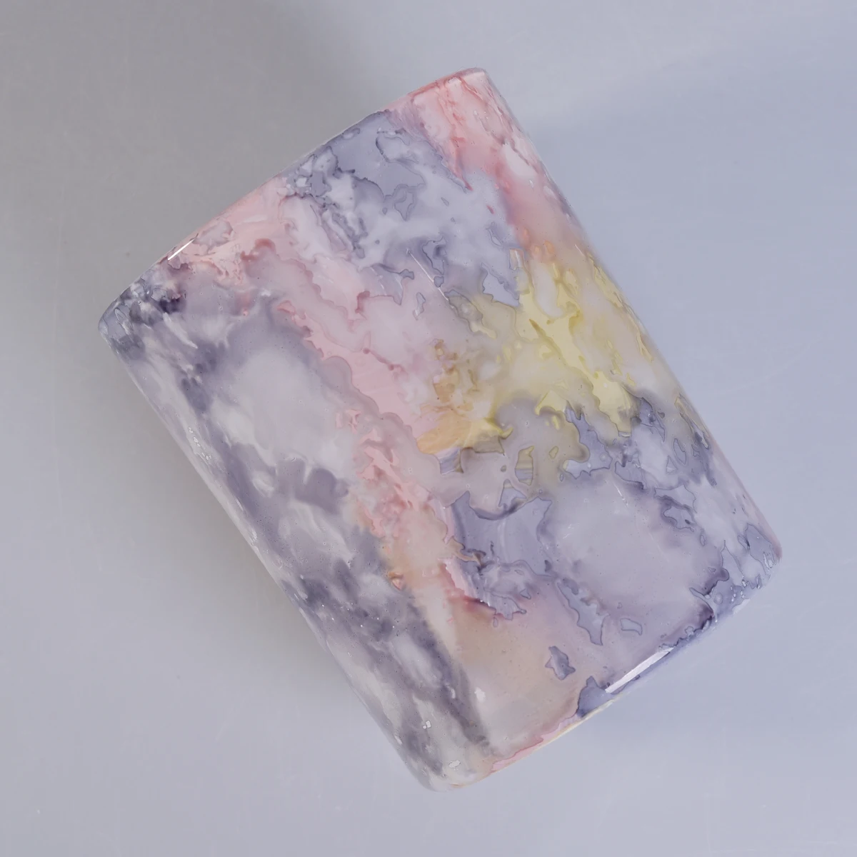Marble Pattern Glass Candle Holder Wholesale