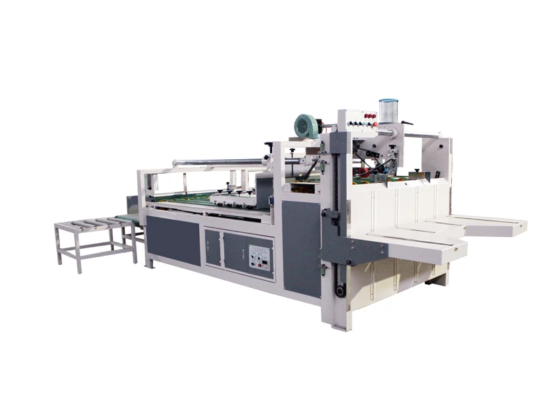 normal cold glue semi-automatic box gluing machine