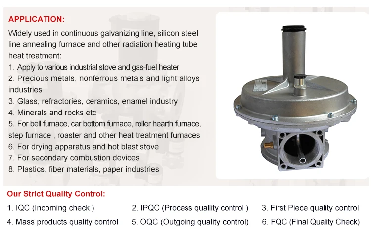Customize new style 5bar dn50 gas pressure regulating valve