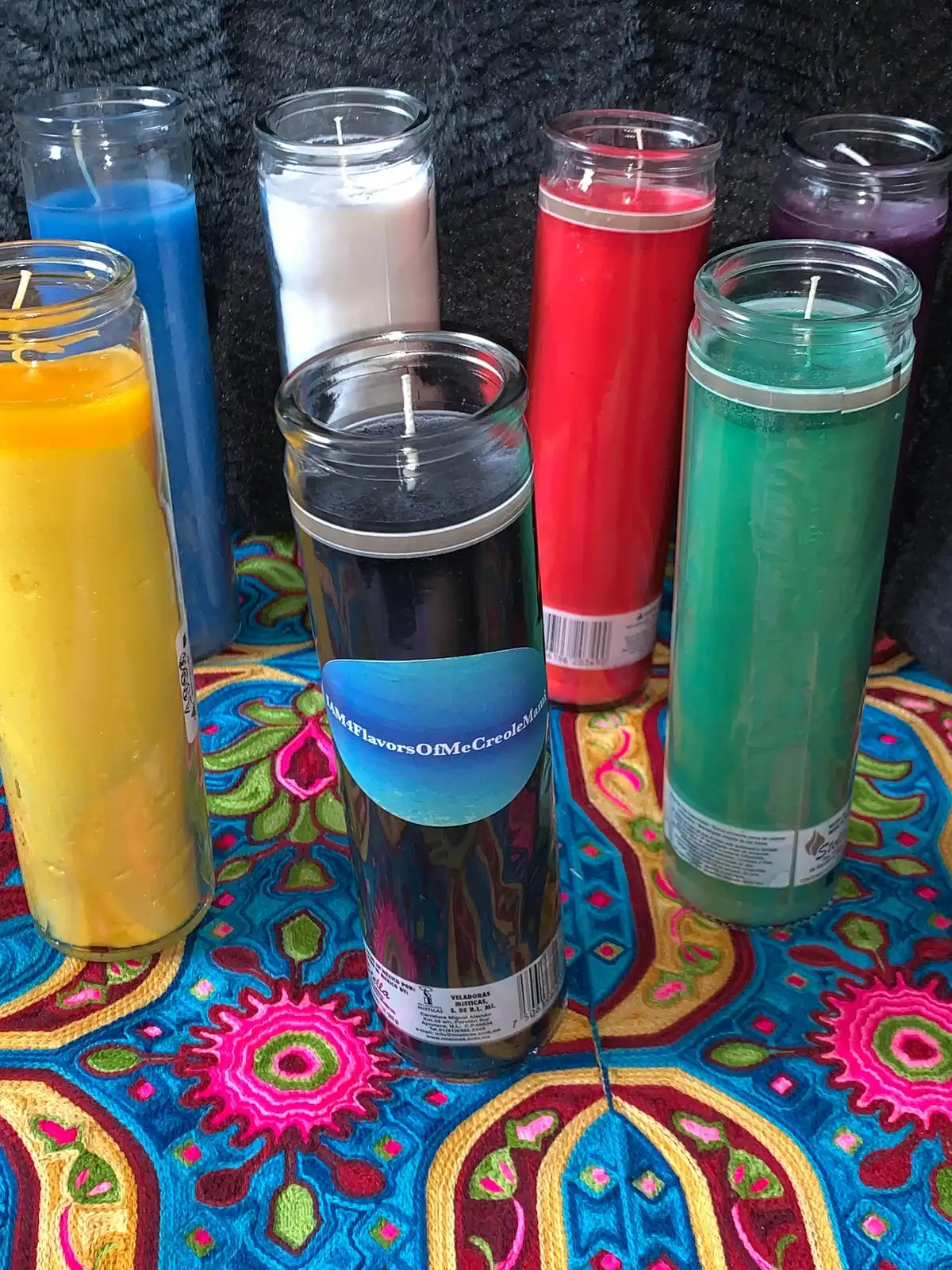 Custom 7 Day Candle/spell Candle,7 Day Candle,Altar Candle Hand Silk