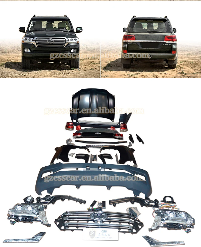 Car Accessories Full Set Body Kit Land Cruiser Facelift Old To New 2008