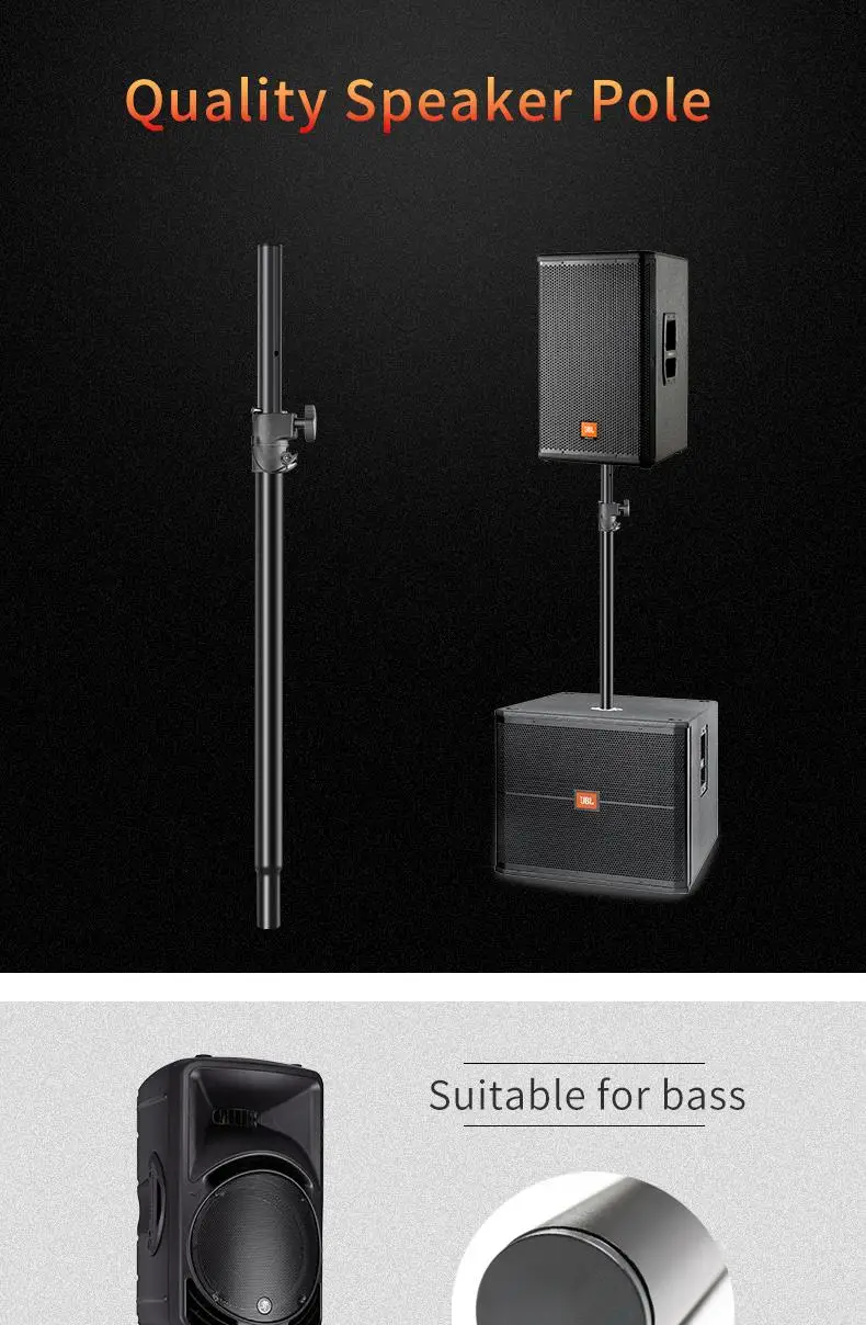 Speaker Stand Pole For Subwoofer Mount 