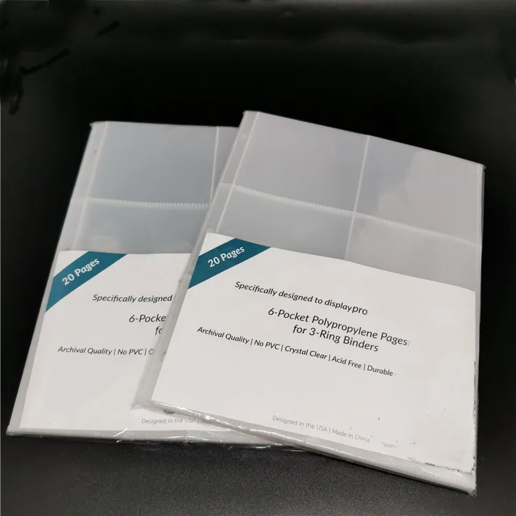 PP 6 pocket photo sleeves transparent photo protection sleeves 3.5*4 inch (Manufactory)