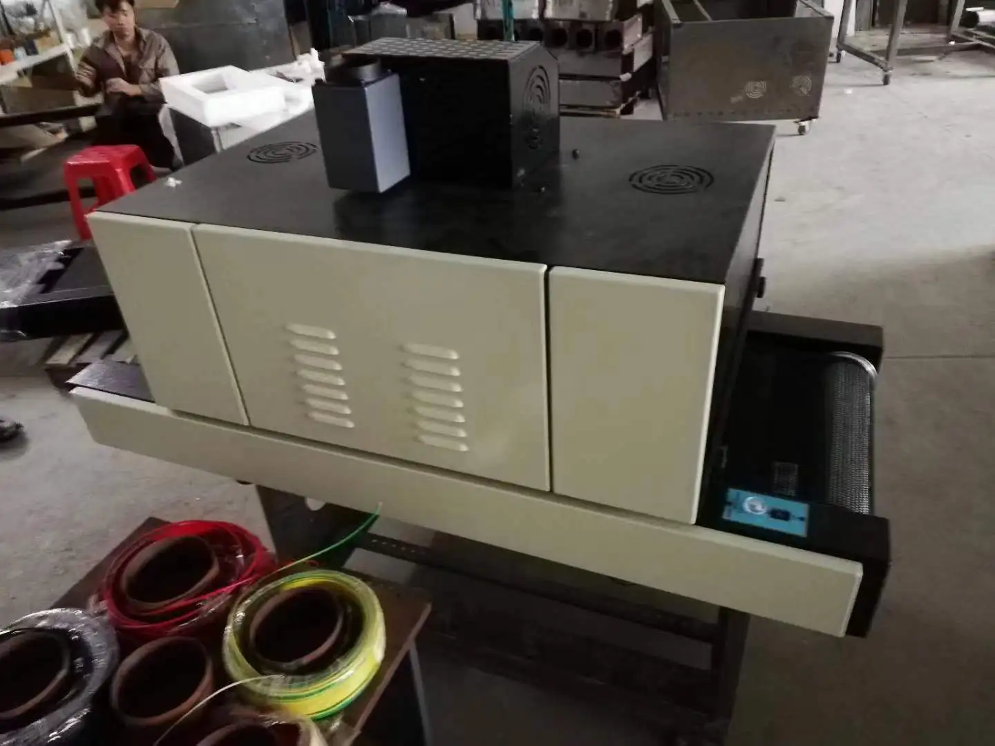 Silk Bags 6 Color 6 Station Flat Manual T Shirt Screen Printing Machine