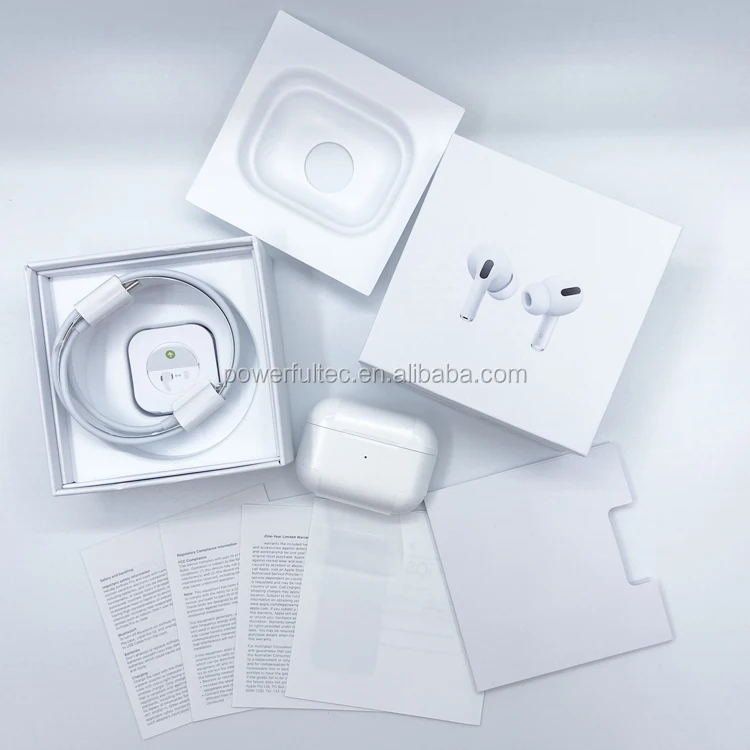 Gps Rename Mini 1:1 TWS Pro 3 Bluetooth Headphone Noise Cancelling Earbud Wireless Charging Earphone For Apple Airpods Pro Black - ANKUX.COM