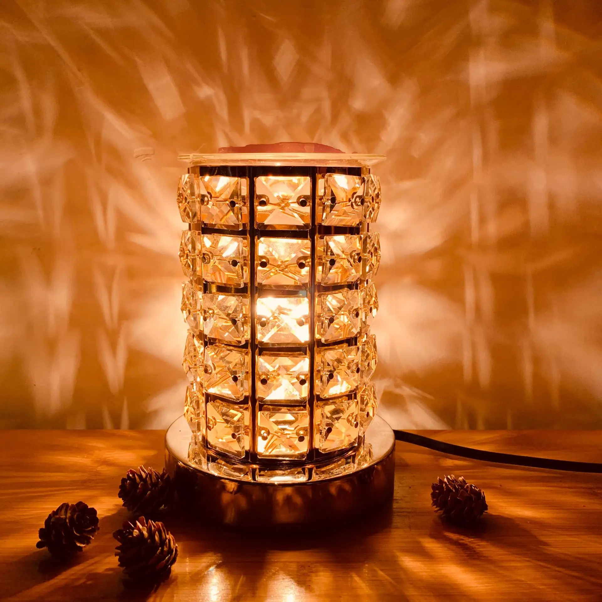 Crystal Electric Wax Melts Warmer Fragrance Candle Melter Warmer For