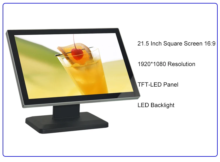 Monitor Layar Sentuh 215 Inci Datar Lebar169 Lcd 22 Incimonitor