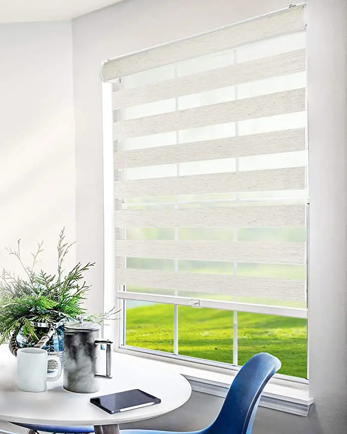 Fashionable Cordless Finished Zebra Blinds Cordless Fabric Zebra Roller ...