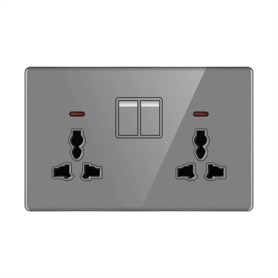 1 Gangs Indicator Electric Design Electrical Wall Switch For Household