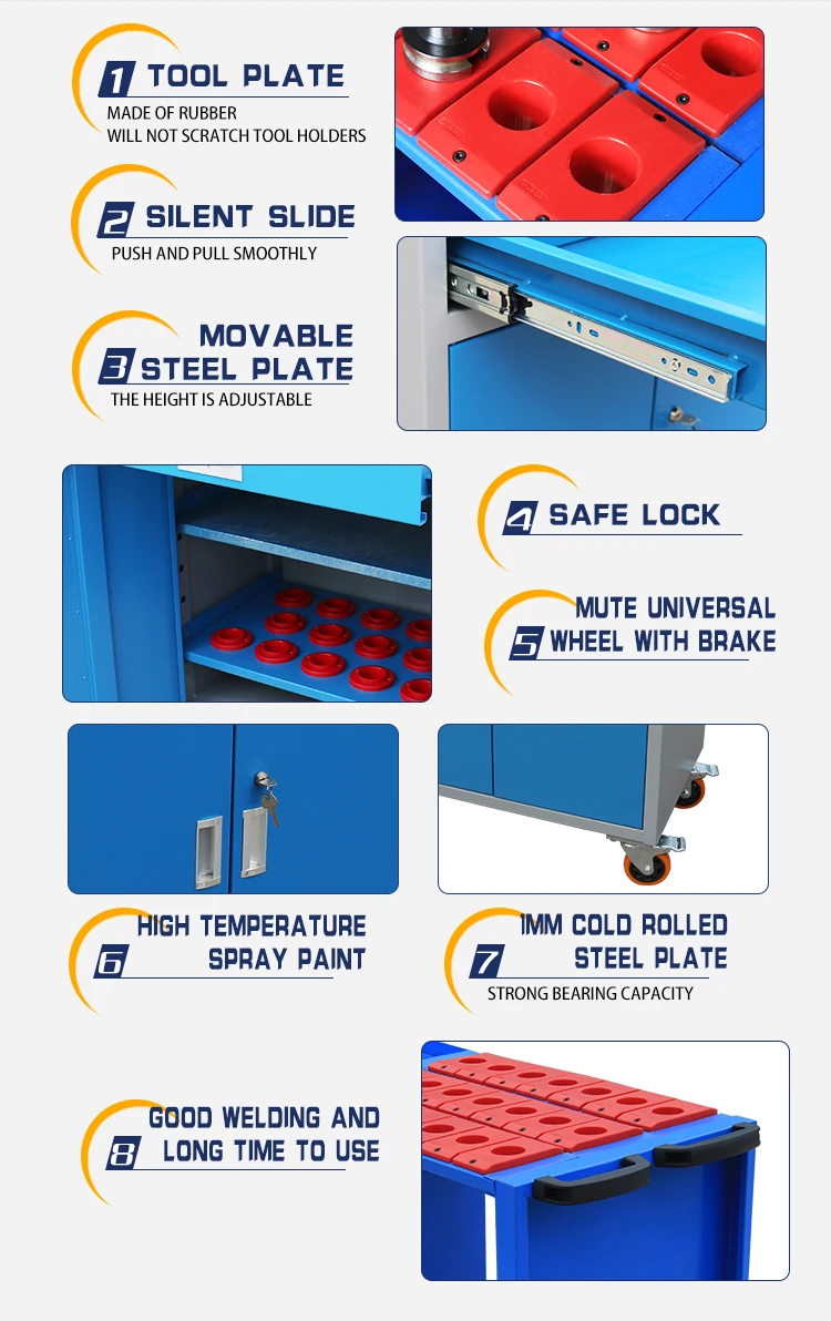 Custom Mobile Cnc Tool Holder Arbor Storage Trolley Buy