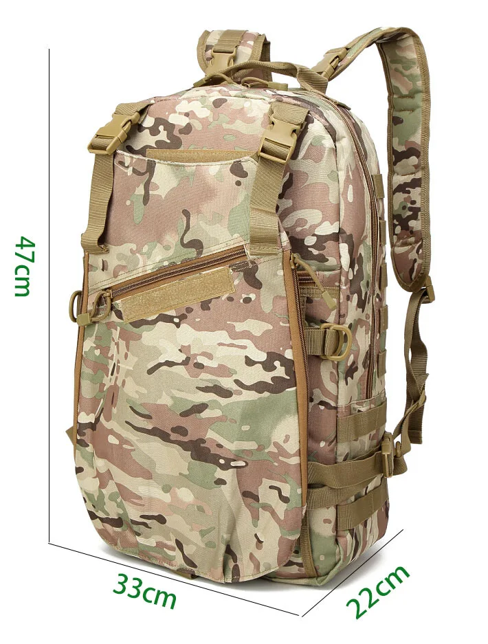 Durable High Quality 600D Oxford Camouflage Anti-theft Tactical Backpack for Outdoor