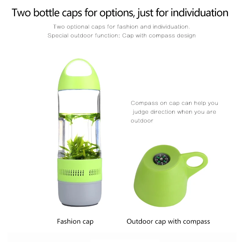 China factory high quality hifi IPX4 waterproof water bottle blue tooth speaker - ANKUX.COM
