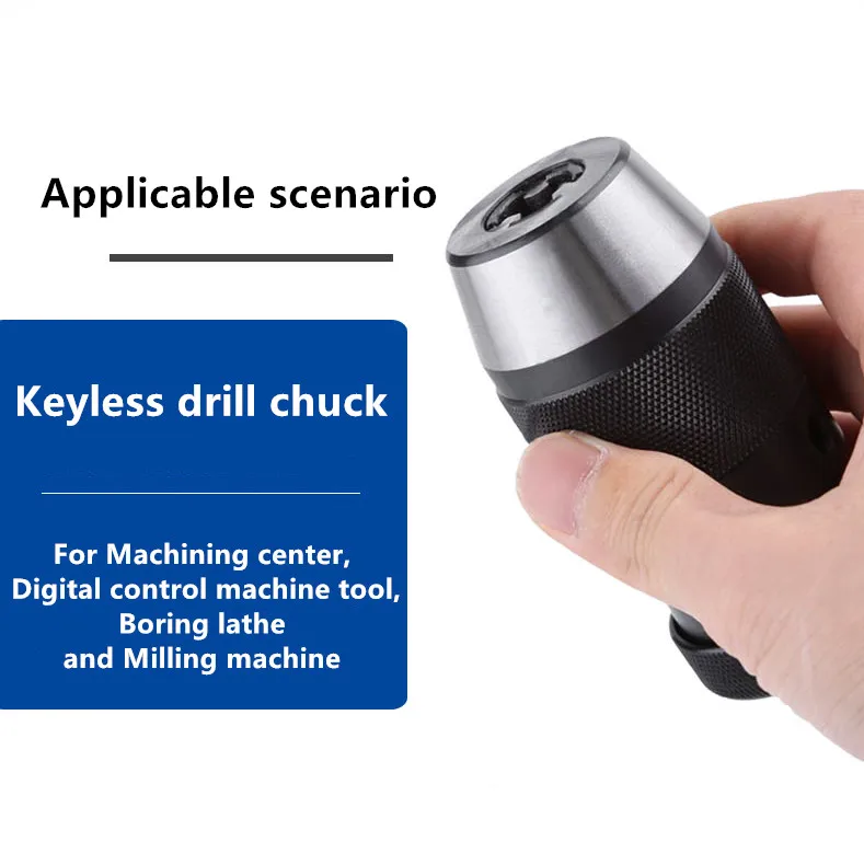 Keyless Drill Chucks with Thread hole 6mm/10mm/13mm/16mm - Keyless Drill Chucks - 3