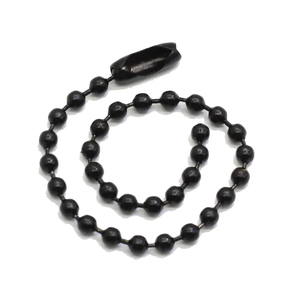 Factory New Arrive 100pcs/bag 2mm Ball Bead Chain 12cm Length Colorful