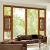 Casement Interior Storm aluminum Windows Push Pull Glass Windows aluminum with Mosquito Net