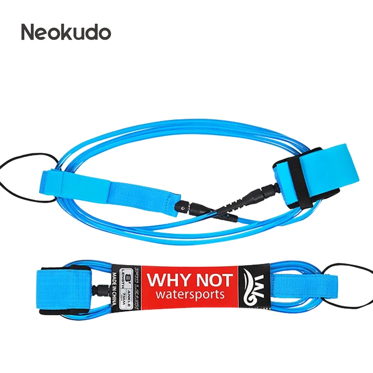 Details about   2x Adjustable 5ft Surfboard Leash TPU Wrist Ankle Leash Leg Rope Accessories 