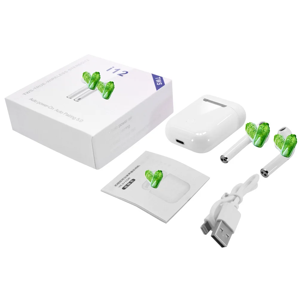 0耳机t w s i12触摸控制耳塞i 12适用于所有智能手机的声音耳机